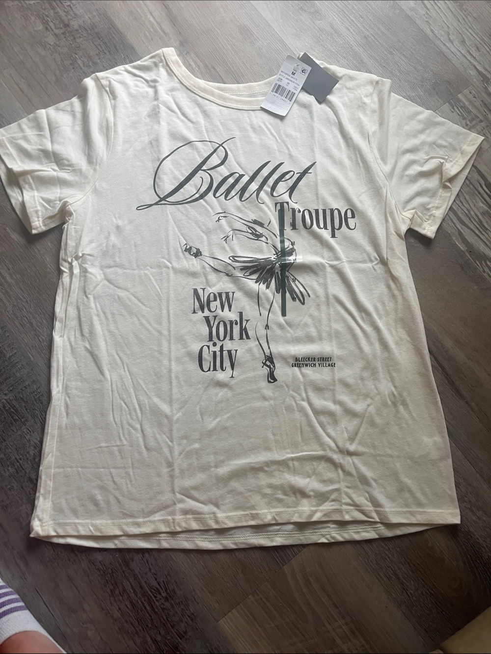 Zoe + Liv Cream Ballet Troupe New York City Graphic Tee